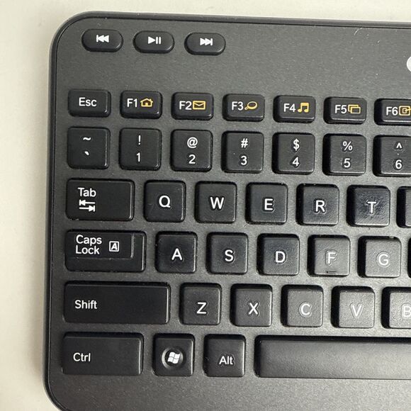Logitech K360 Y-R0017 Wireless Keyboard With Unifying Dongle Tested Works Black - Picture 2 of 11